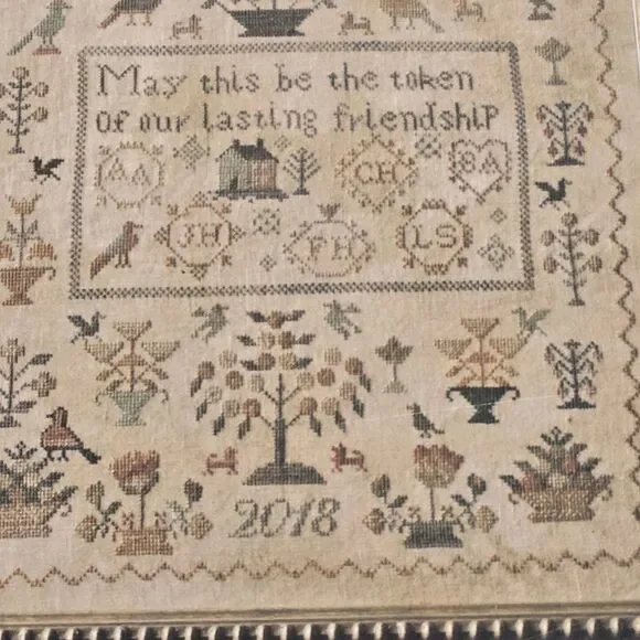 2 - Blackbird Designs Cross Stitch - OUR LASTING FRIENDSHIP - IN FRIENDSHIPS WAY - Picture 9 of 12
